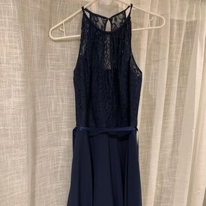 Navy Blue Bridesmaid Dress (size 8)